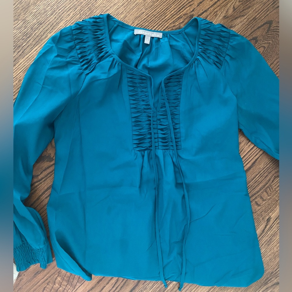 Daniel Rainn Maternity Dark Teal Top Size XS